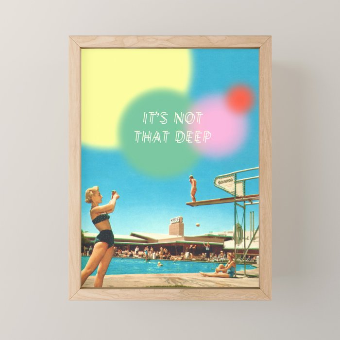 It's not that deep Mini Art Print Gallery Image 1
