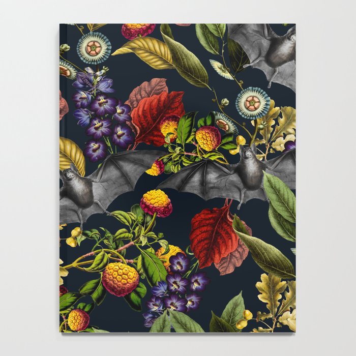 Flying Fox and Floral Pattern Notebook Gallery Image 4
