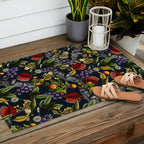 Flying Fox and Floral Pattern Outdoor Rug Gallery Image 2