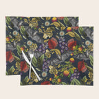 Flying Fox and Floral Pattern Placemat Gallery Image 1