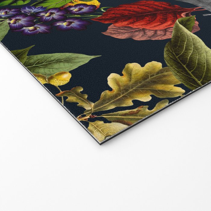 Flying Fox and Floral Pattern Welcome Mat Gallery Image 2
