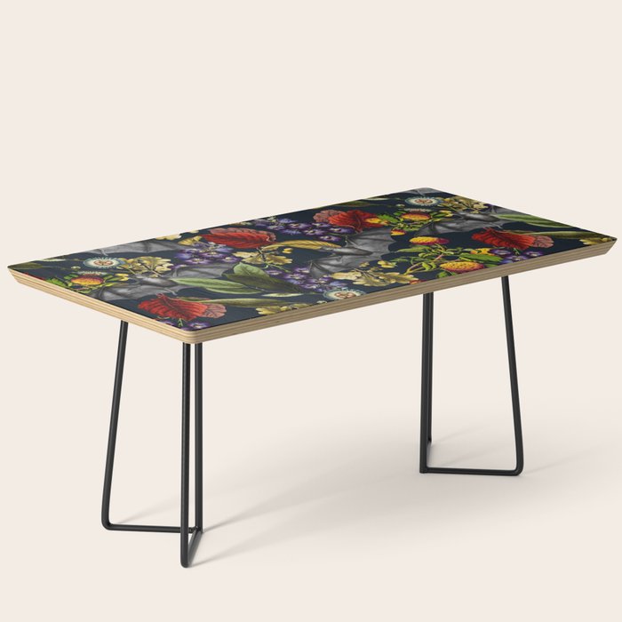 Flying Fox and Floral Pattern Coffee Table Gallery Image 1