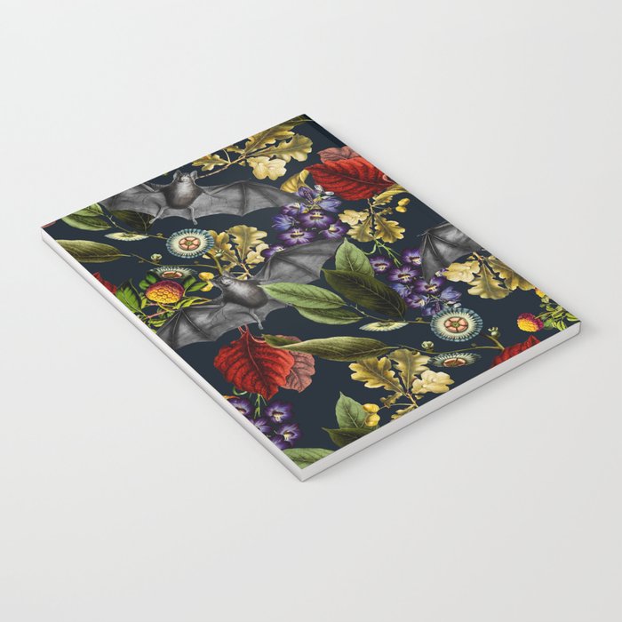 Flying Fox and Floral Pattern Notebook Gallery Image 3