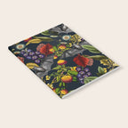 Flying Fox and Floral Pattern Notebook Gallery Image 2