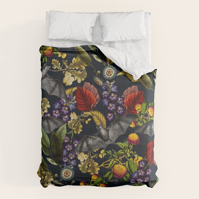 Flying Fox and Floral Pattern Comforter Gallery Image 6