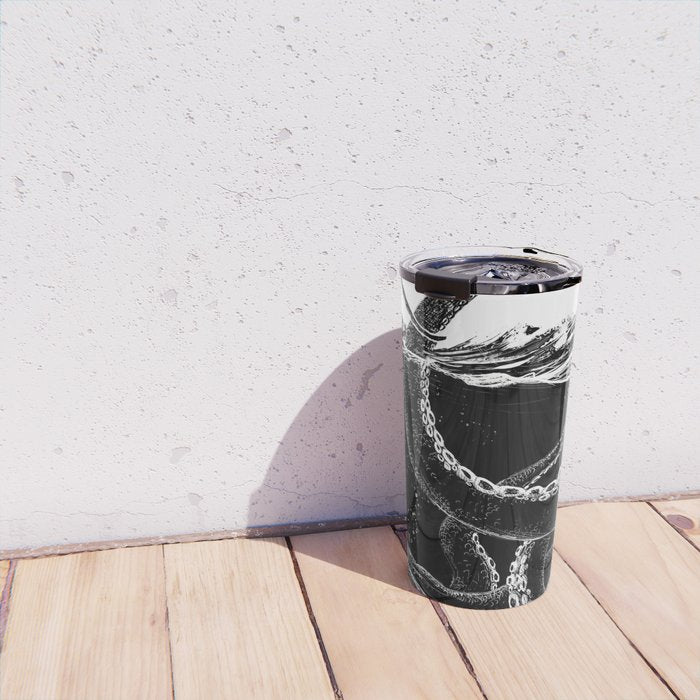 Kraken Rules the Sea Travel Mug Gallery Image 4
