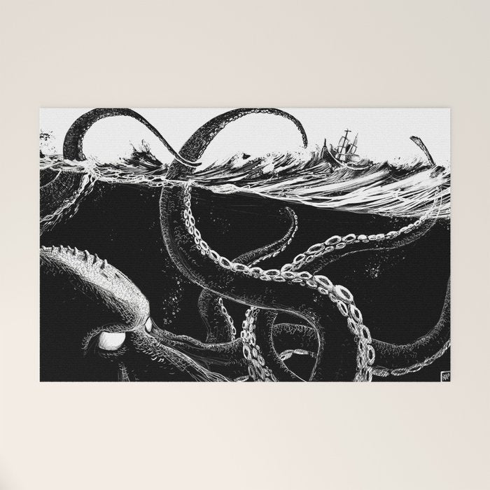 Kraken Rules the Sea Welcome Mat Gallery Image 1