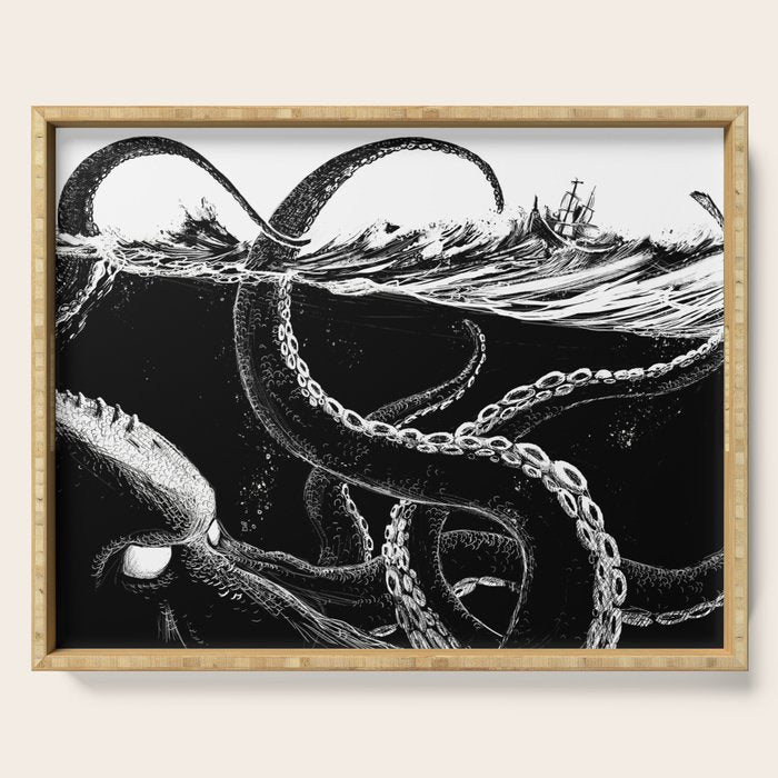 Kraken Rules the Sea Serving Tray Gallery Image 1