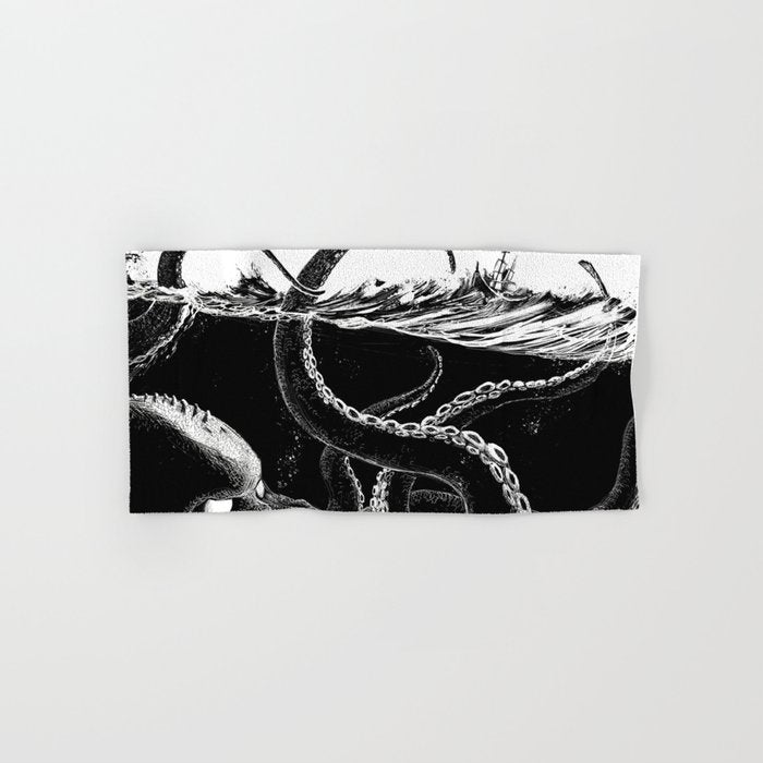 Kraken Rules the Sea Bath Towel Gallery Image 1