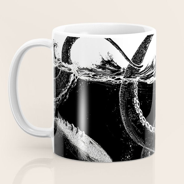 Kraken Rules the Sea Coffee Mug Gallery Image 3