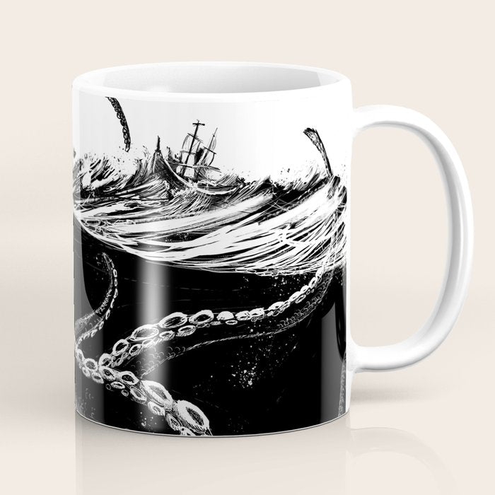 Kraken Rules the Sea Coffee Mug Gallery Image 1