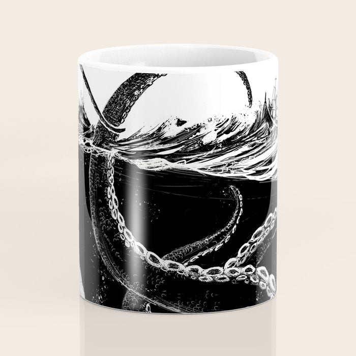 Kraken Rules the Sea Coffee Mug Gallery Image 4