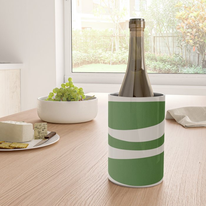 Abstract-botanical 21-green Wine Chiller Gallery Image 4