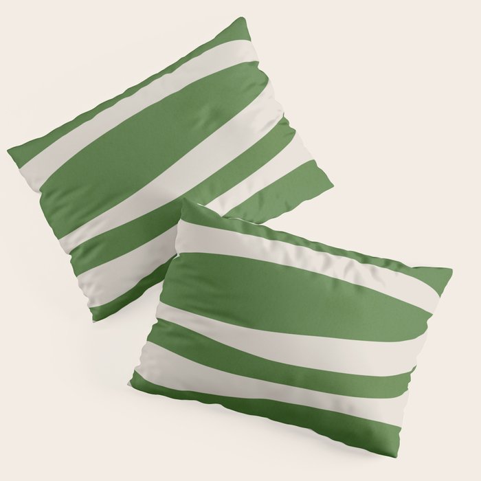 Abstract-botanical 21-green Pillow Sham Gallery Image 1