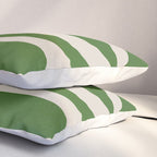 Abstract-botanical 21-green Pillow Sham Gallery Image 3