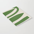 Abstract-botanical 21-green Notebook Gallery Image 2