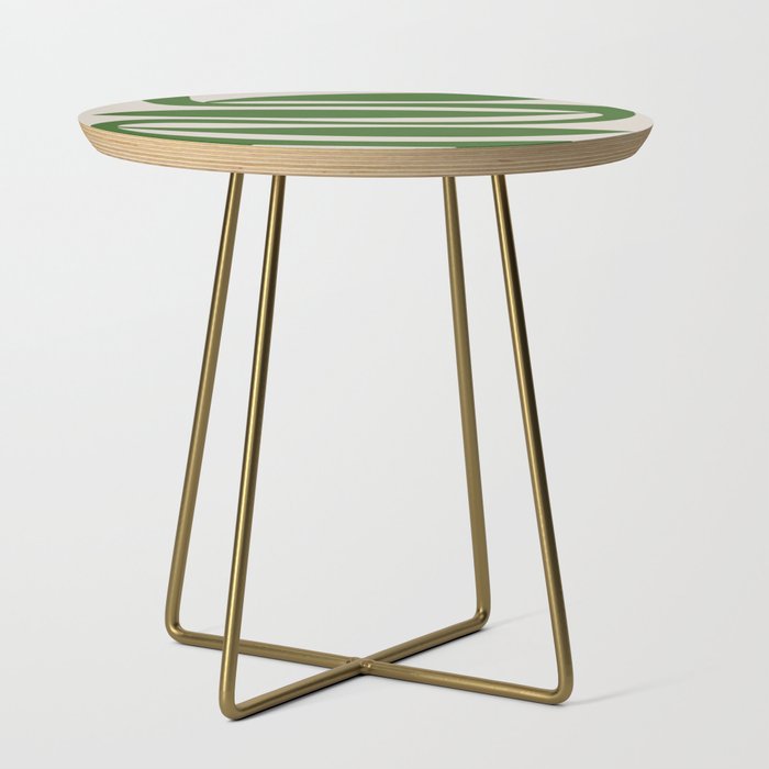 Abstract-botanical 21-green Side Table Gallery Image 1