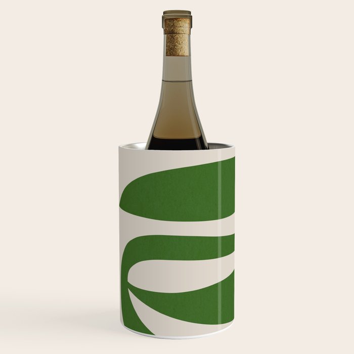 Abstract-botanical 21-green Wine Chiller Gallery Image 2