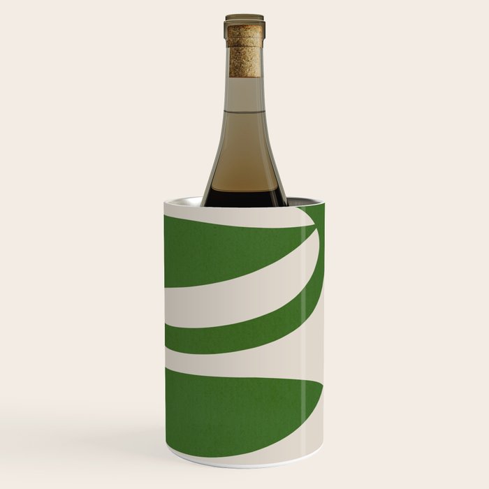 Abstract-botanical 21-green Wine Chiller Gallery Image 3