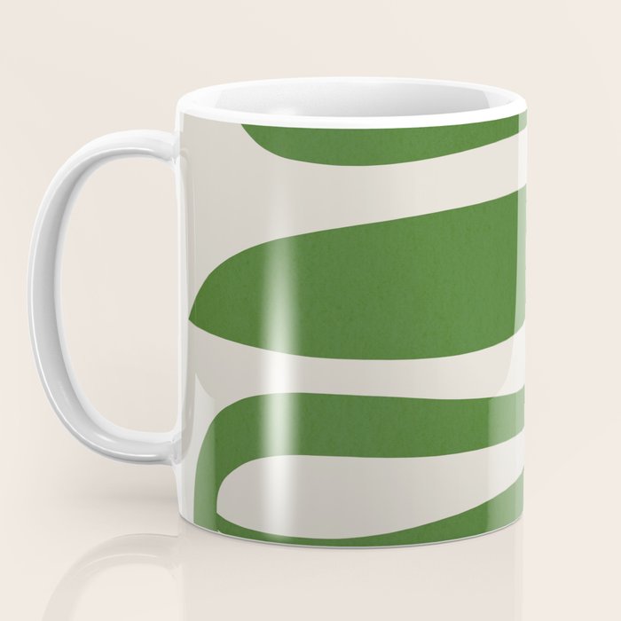 Abstract-botanical 21-green Coffee Mug Gallery Image 3
