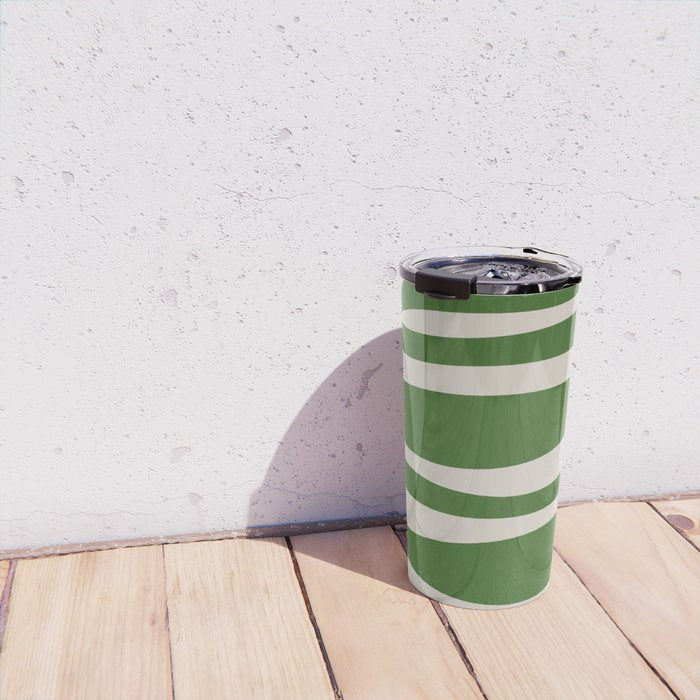 Abstract-botanical 21-green Travel Mug Gallery Image 4