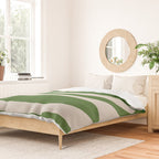 Abstract-botanical 21-green Duvet Cover Gallery Image 2