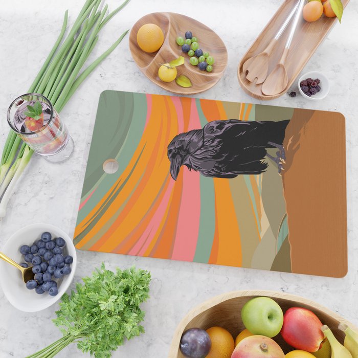Ravens Song Cutting Board Gallery Image 2