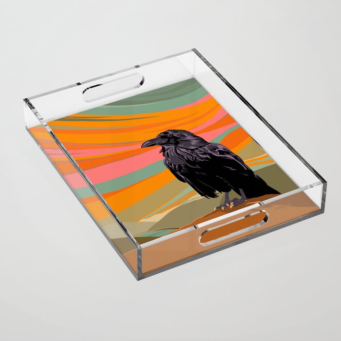 Ravens Song Acrylic Tray Gallery Image 1