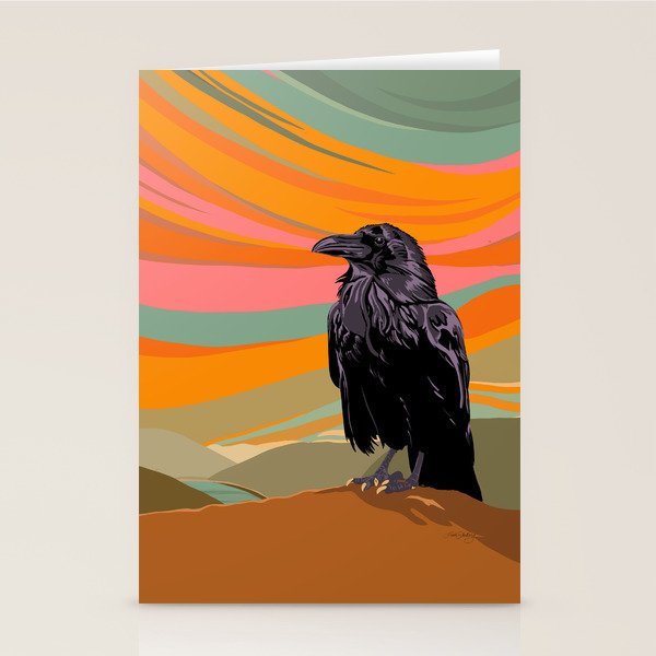 Ravens Song Stationery Card Gallery Image 2