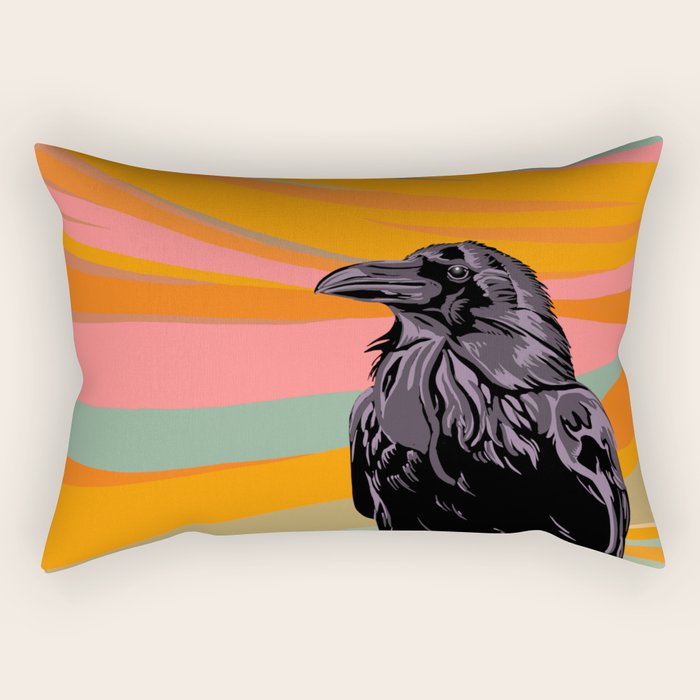 Ravens Song Rectangular Pillow Gallery Image 1