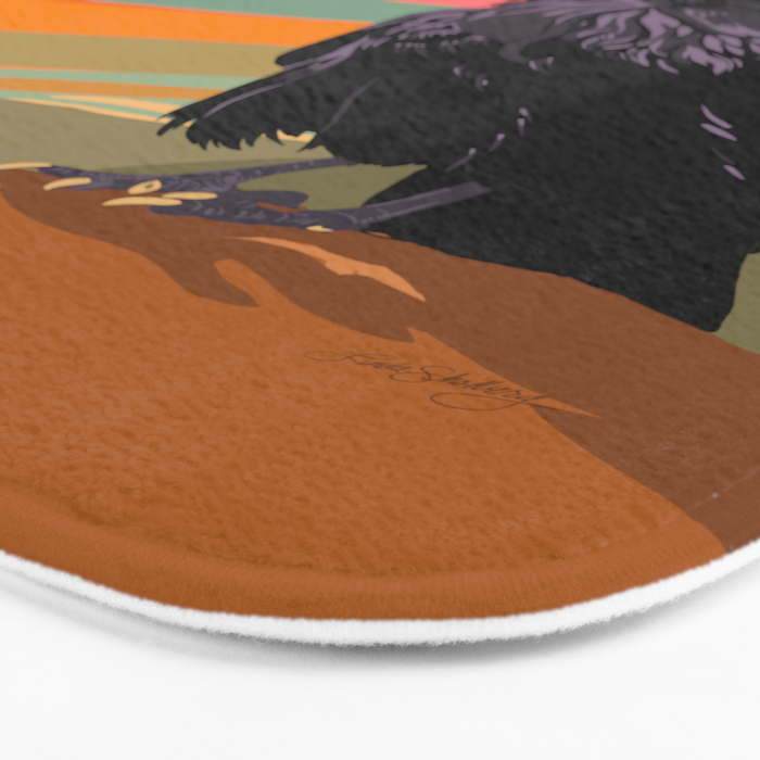 Ravens Song Bath Mat Gallery Image 3