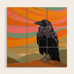 Ravens Song Wood Wall Art Gallery Image 1
