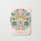 Folksy Birds love  Bath Mat Gallery Image 1
