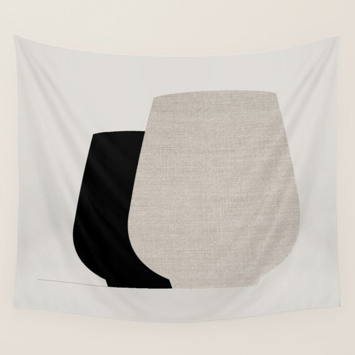 The 'Coastal Calm' Vase Set Wall Tapestry Gallery Image 4