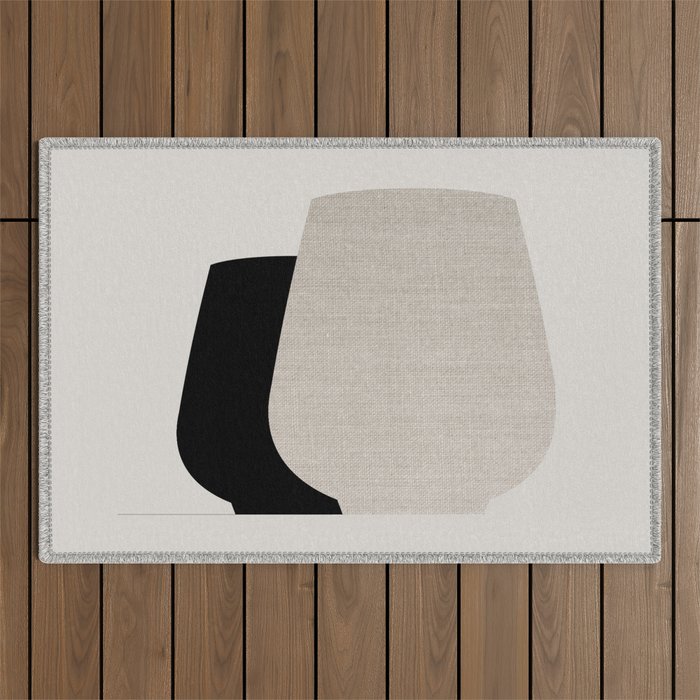 The 'Coastal Calm' Vase Set Outdoor Rug Gallery Image 1