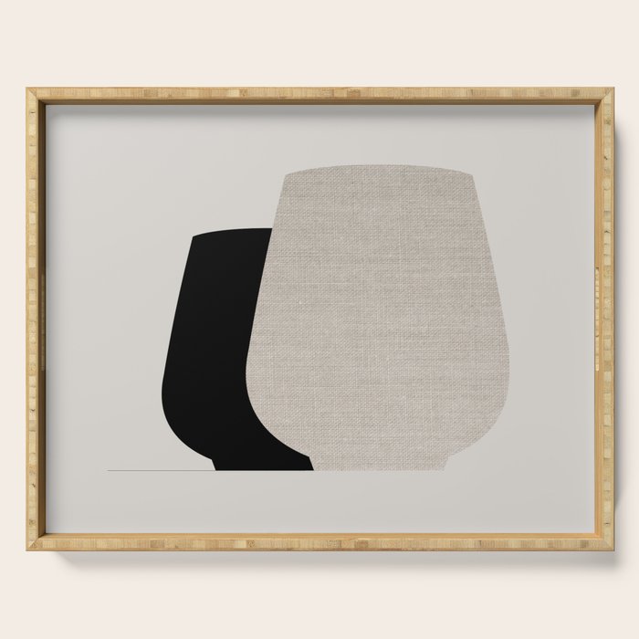 The 'Coastal Calm' Vase Set Serving Tray Gallery Image 1