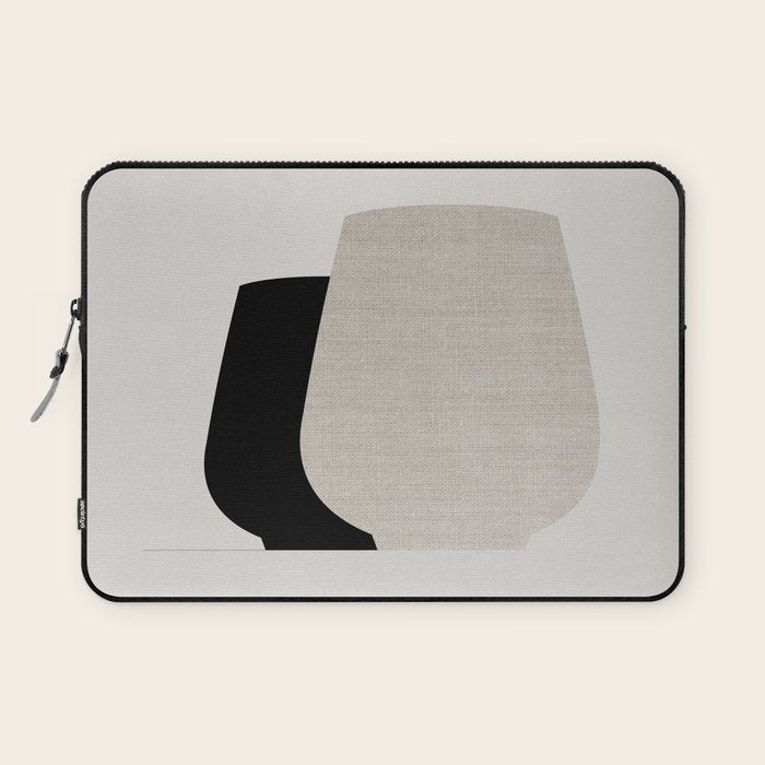 The 'Coastal Calm' Vase Set Laptop Sleeve Gallery Image 1