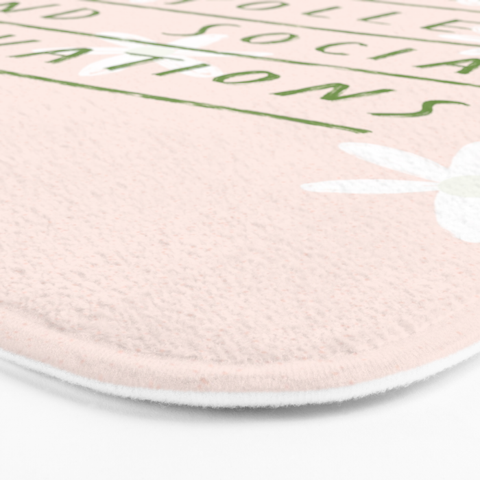 Allergic To Pollen Bath Mat Gallery Image 3