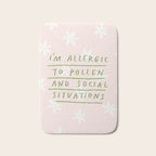 Allergic To Pollen Bath Mat Gallery Image 1