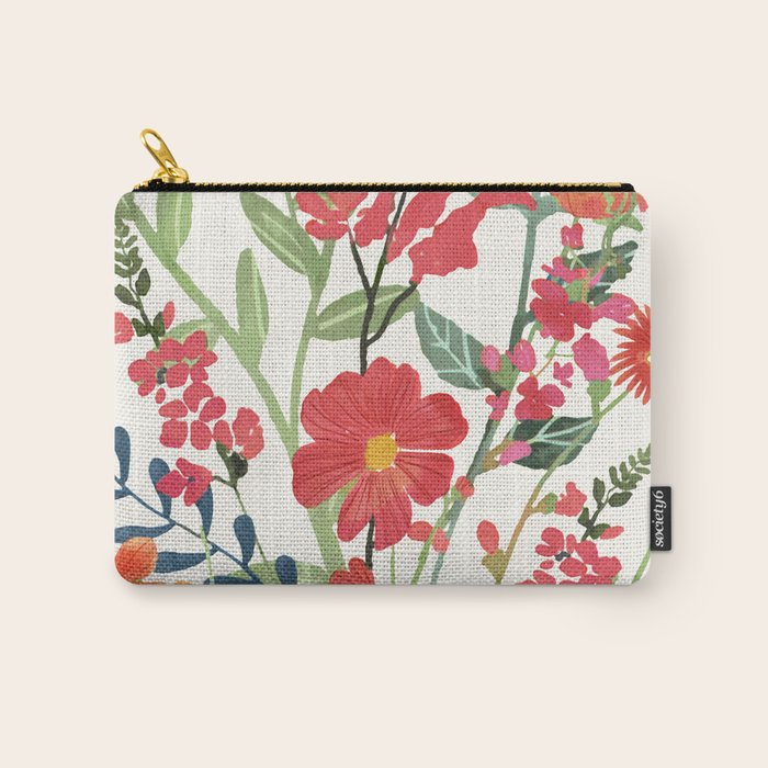 Beautiful Flowers Carry All Pouch Gallery Image 1