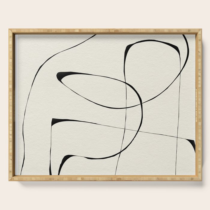 Abstract collection No 1 Serving Tray Gallery Image 1