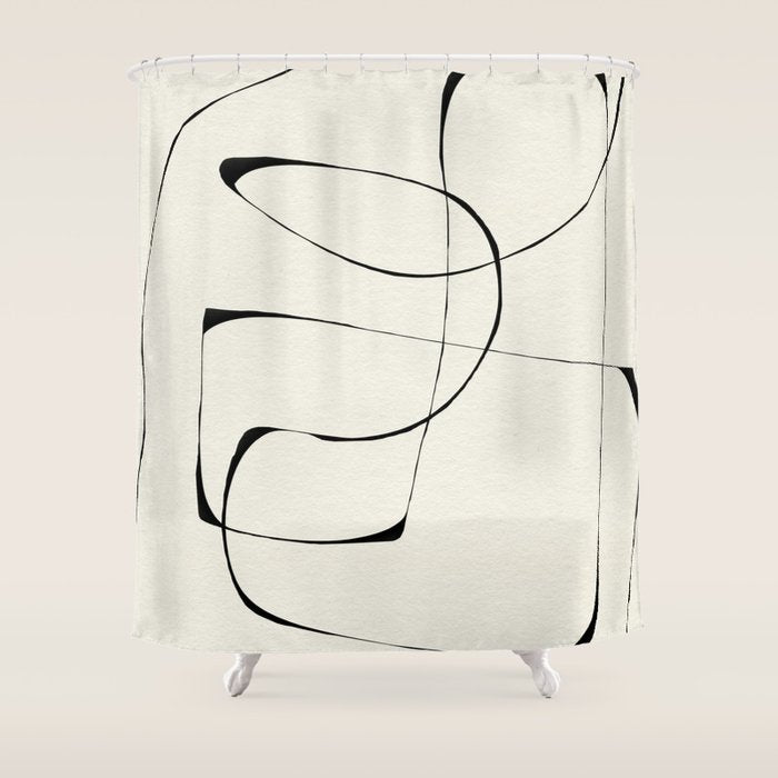 Abstract collection No 1 Shower Curtain Gallery Image 1