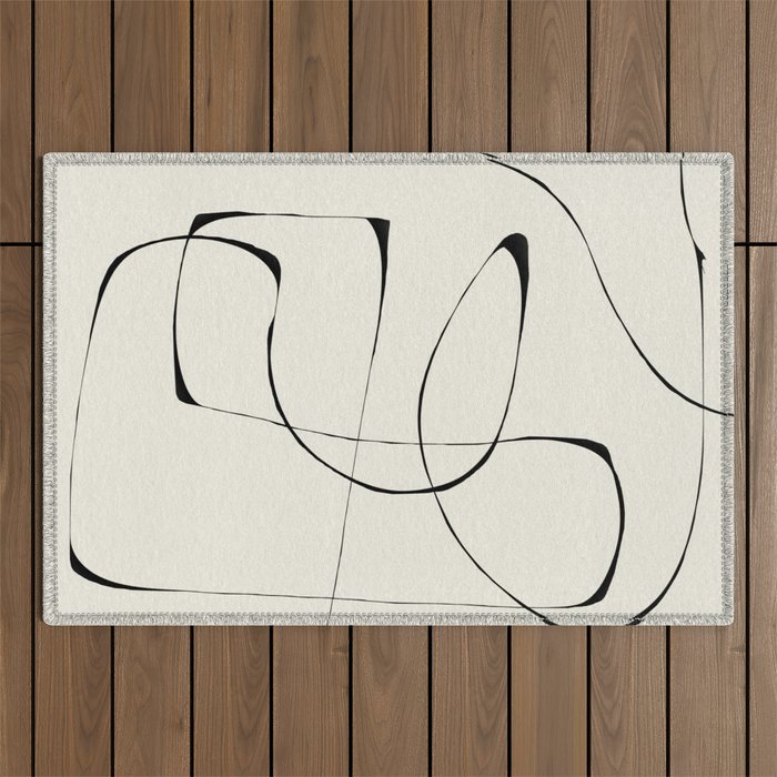Abstract collection No 1 Outdoor Rug Gallery Image 1