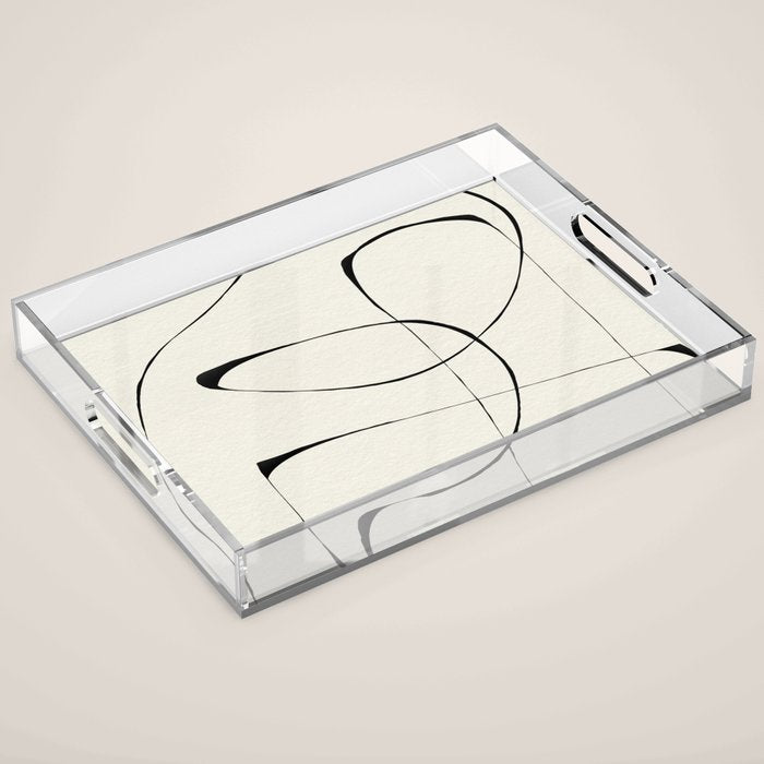 Abstract collection No 1 Acrylic Tray Gallery Image 1