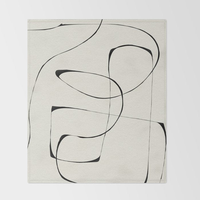 Abstract collection No 1 Throw Blanket Gallery Image 2