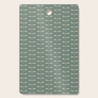 Dragonfly Pattern XII Neutral Green Cutting Board Gallery Image 1