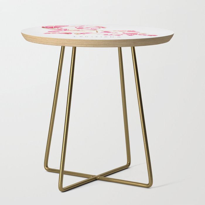 Louisiana State Flower - Magnolias Side Table Gallery Image 1