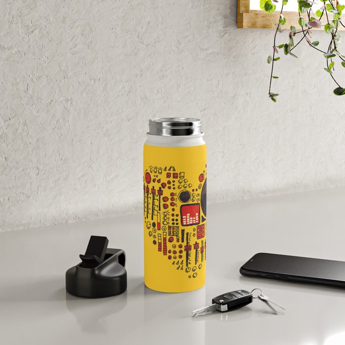 Music in every heartbeat Water Bottle Gallery Image 5