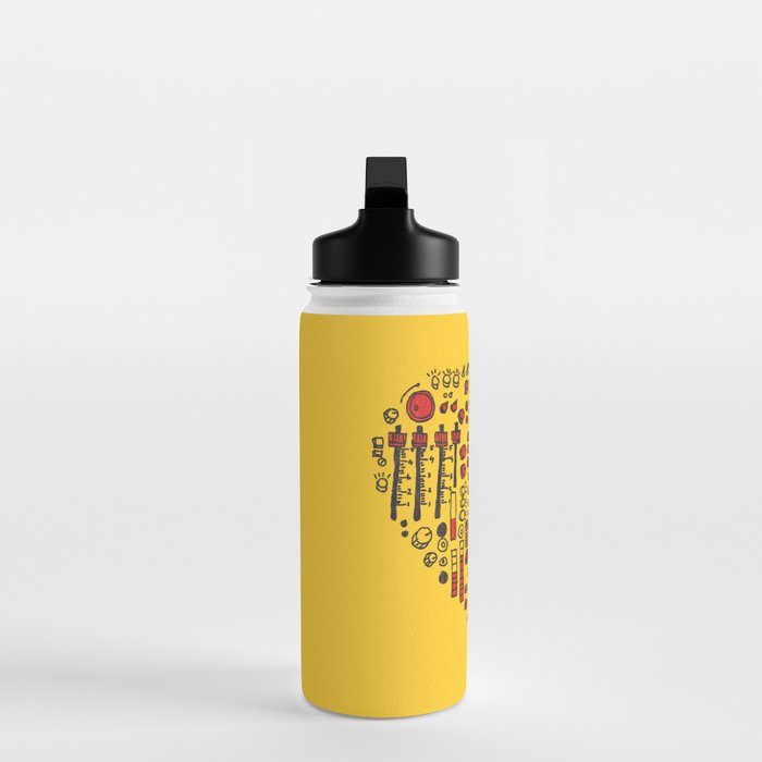Music in every heartbeat Water Bottle Gallery Image 3