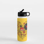 Music in every heartbeat Water Bottle Gallery Image 1